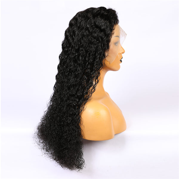 Human Hair Lace Front  Wig Sexy Italian Curly