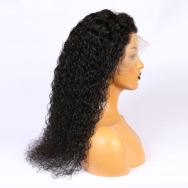 Curly Full Lace Human Hair Wig Volume