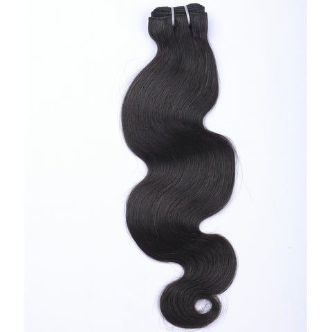 Malaysia Hair Bundles Weft Natural Black Color Body Wave 1PC
