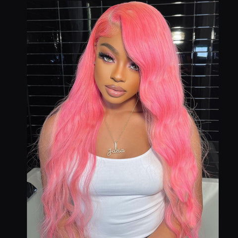 Peach Pink Color Body Wave