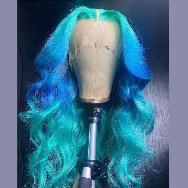 Human Hair Lace Front Styled Wig