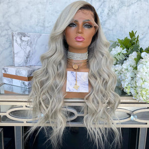 Grey Color Lace Front Wig