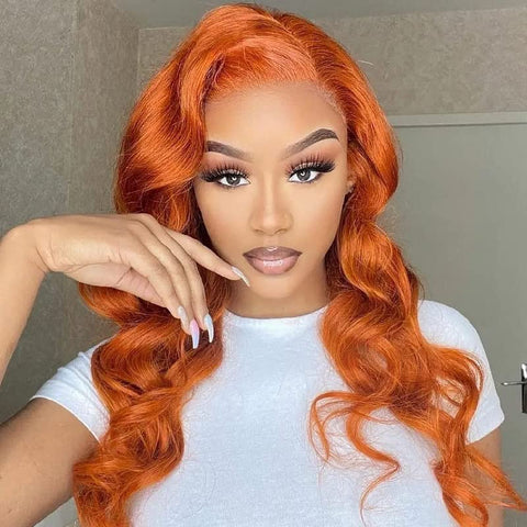 orange color hair
